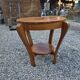 Art Deco side table in mahogany
