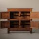 Four-door solid oak sideboard – France, 1960s