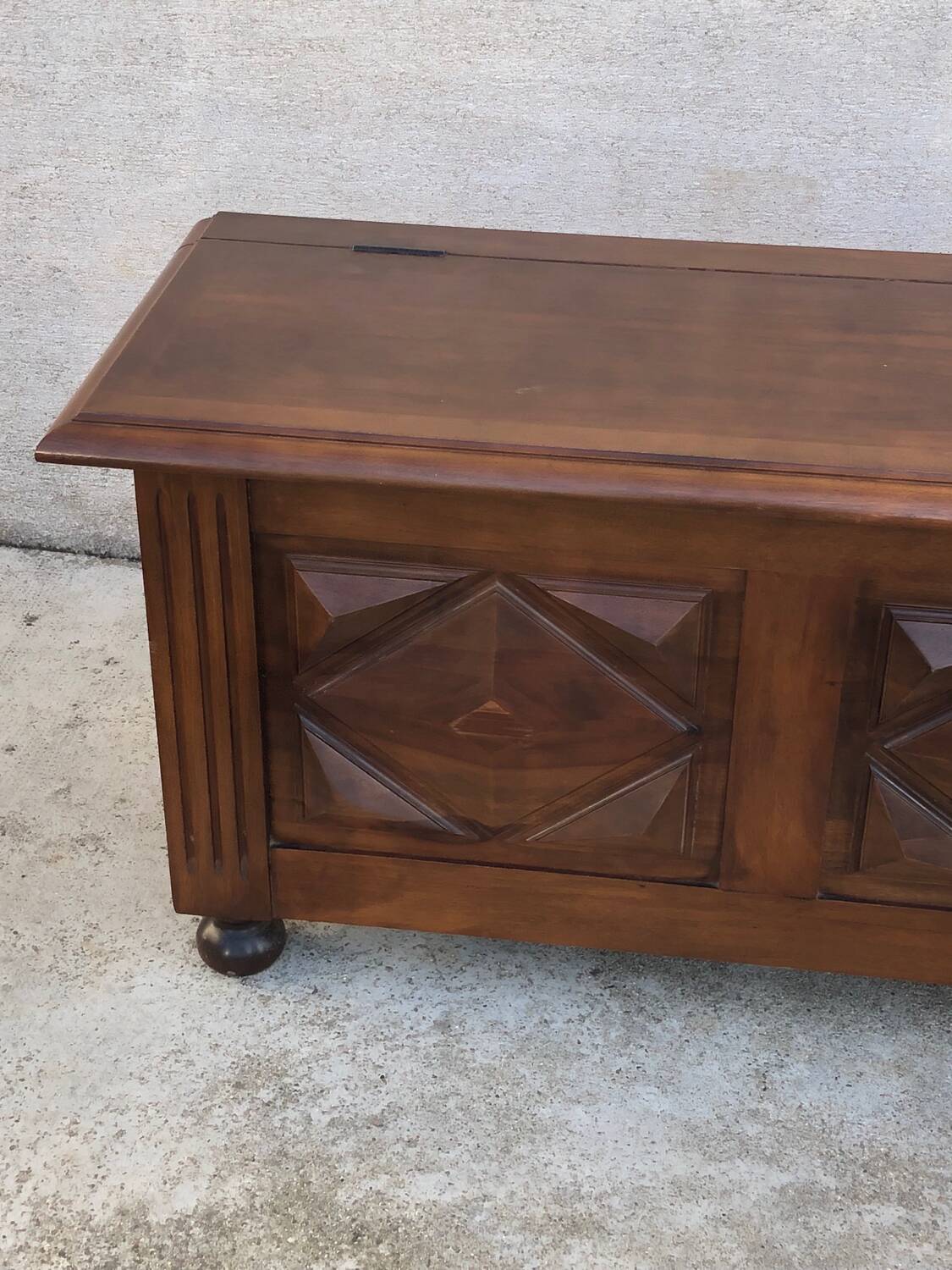 Chest, trunk in old oak