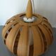 Vintage Scandinavian style suspension chandelier from the 60s/70s