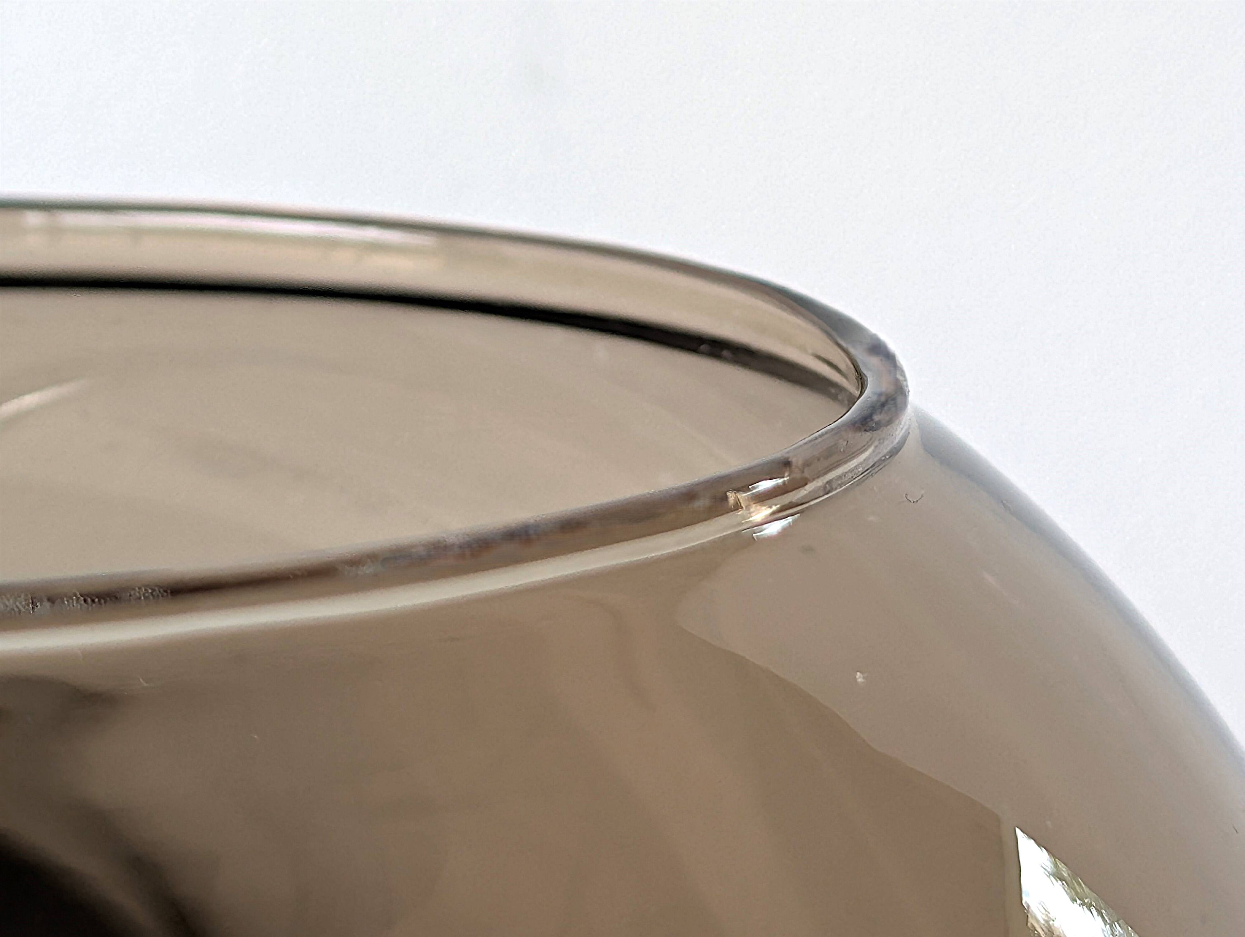 Pair of chrome and glass wall lights