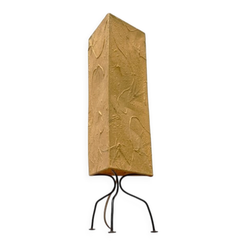 Lampe de table en papier tripode du milieu du siècle