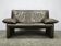 Jori Belgian Full Grain Leather Freestanding Two-Seat Sofa, 1990s