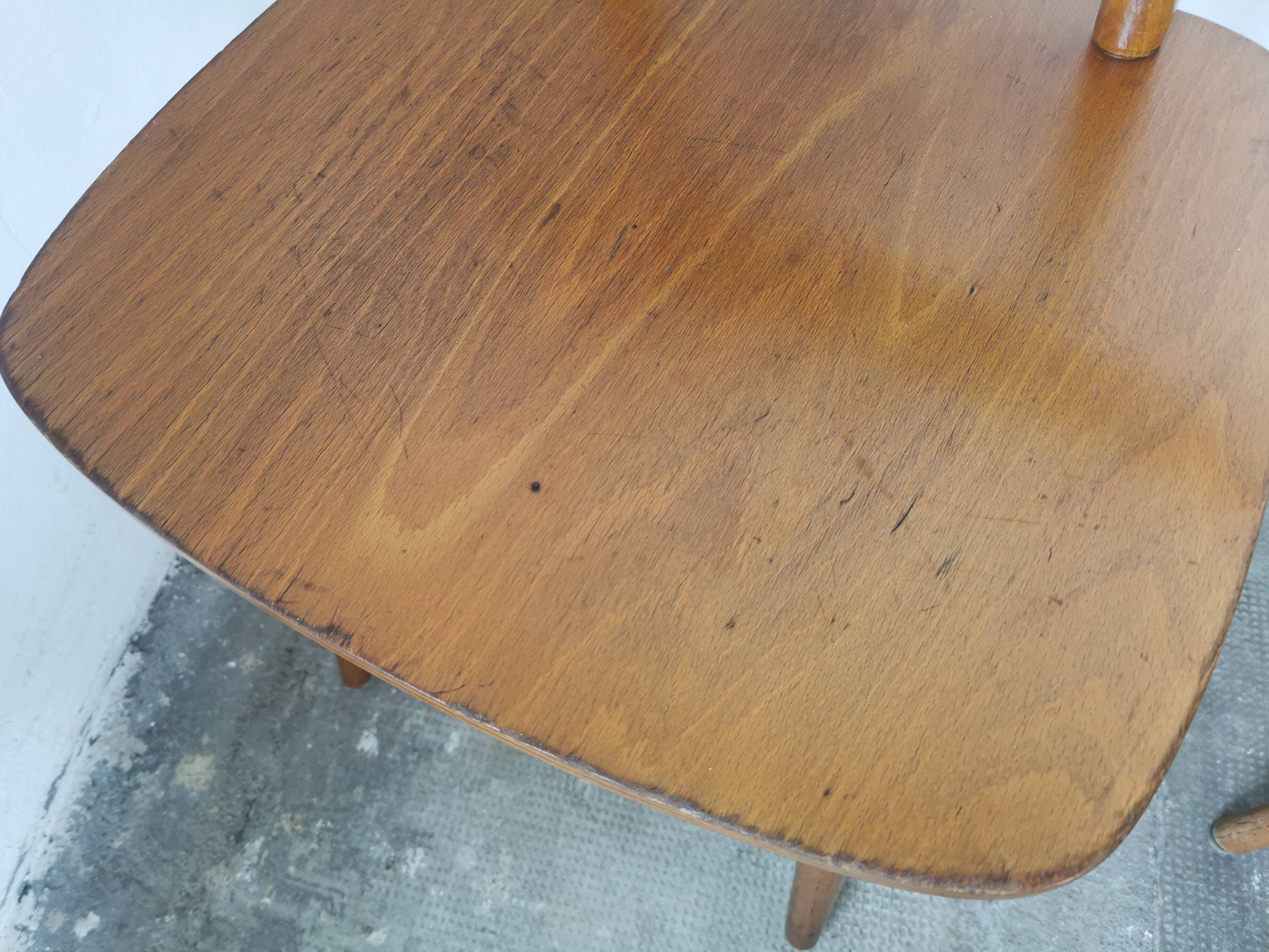 Set of 6 Hiller chairs, vintage bistro