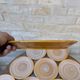 Set of 12 flat plates in stoneware Niderviller model Fauve from the 1960s.