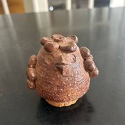 terracotta salt and pepper shaker birds