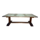 Table basse monastère en chêne parqueté