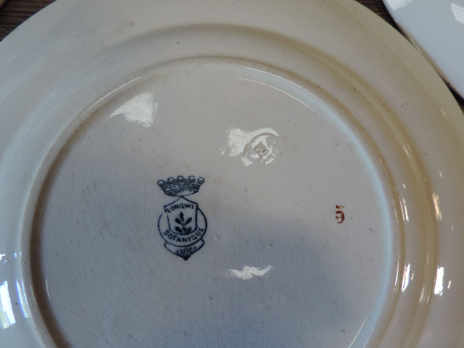 Lot of six plates 19th