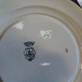 Lot of six plates 19th