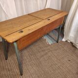 School desk table with locker 1960