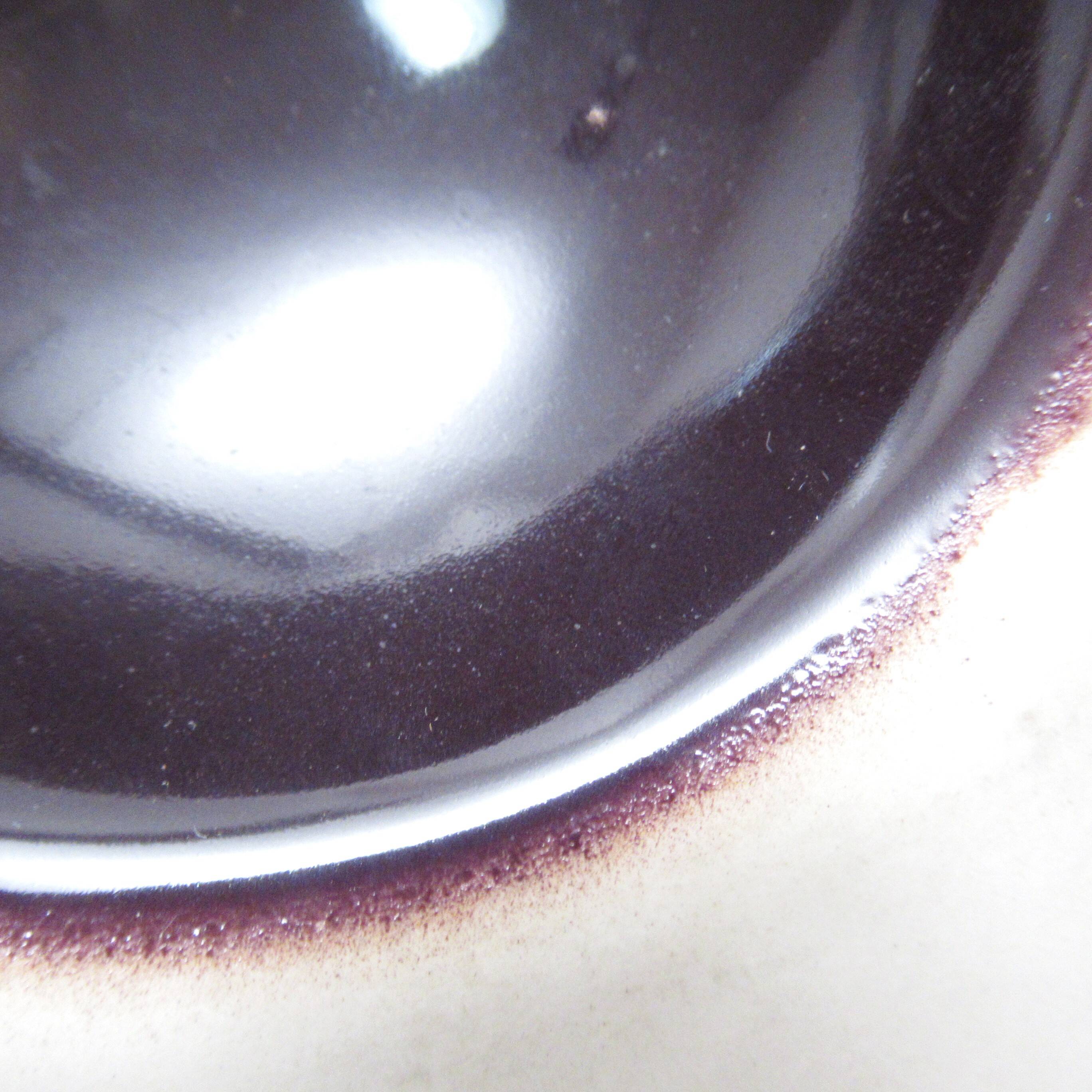 Angelo Mangiarotti Brambilla brown ceramic ashtray 1968