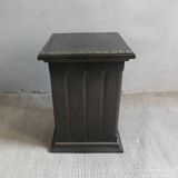 Napoleon III saddle column, blackened wood and bronze, 19th century