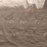 9 foot glasses with star engraving