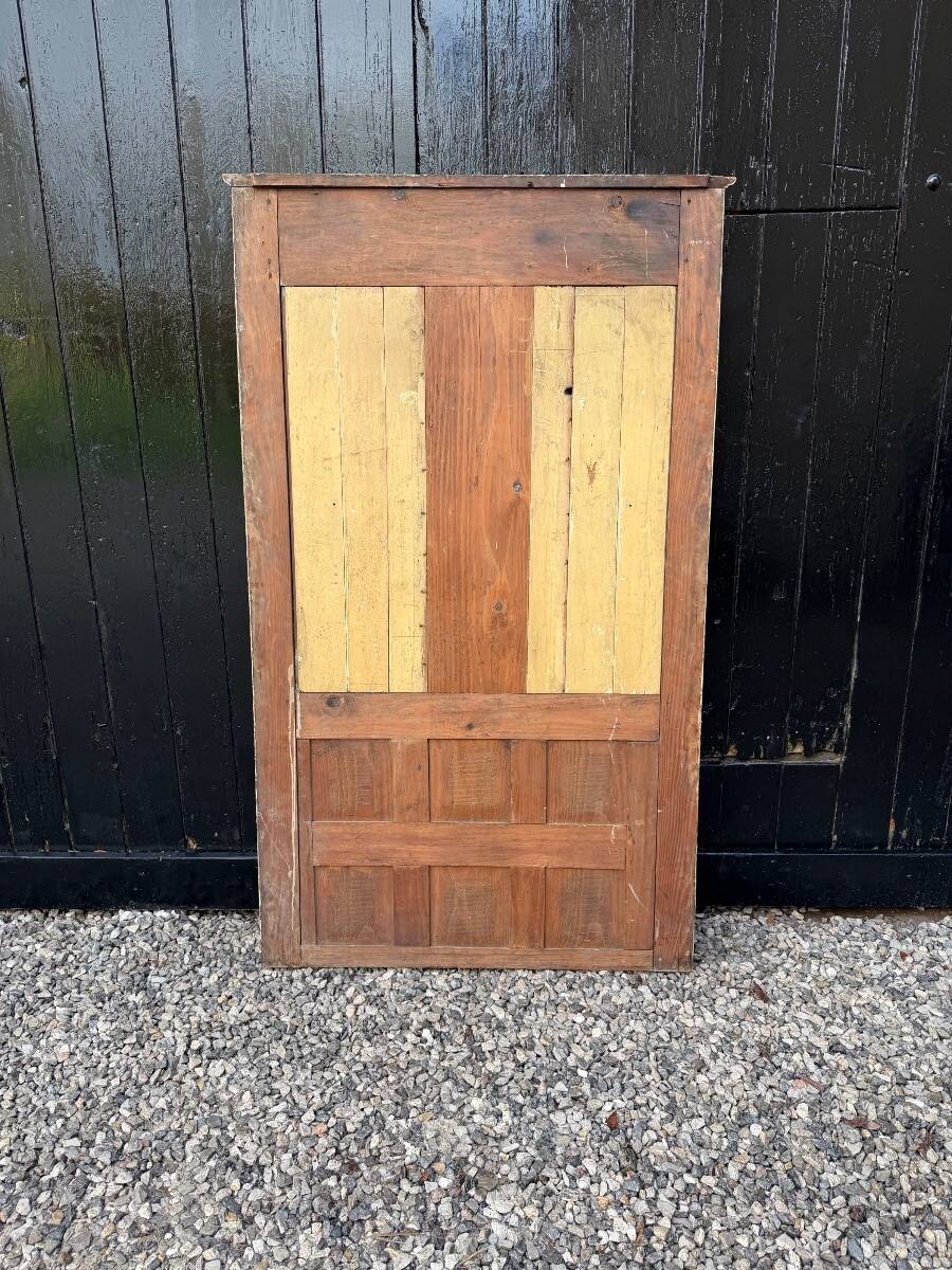 Directoire mirror or overmantel, stuccoed and painted wood, early 19th century.