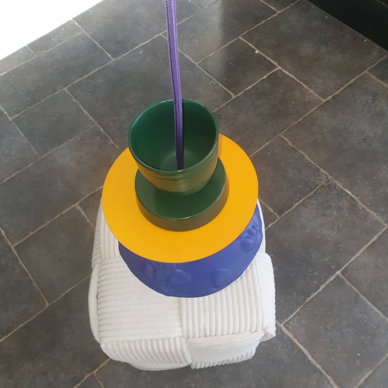 Contemporary design artypop light suspension