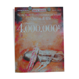 Original National Lottery poster 75th anniversary of the ballet the firebird