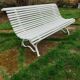Banc de jardin ancien avec pieds en fer