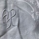 AP embroidered square tablecloth with 6 towels