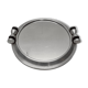 Art Deco aluminium tray with mirror, 1930s