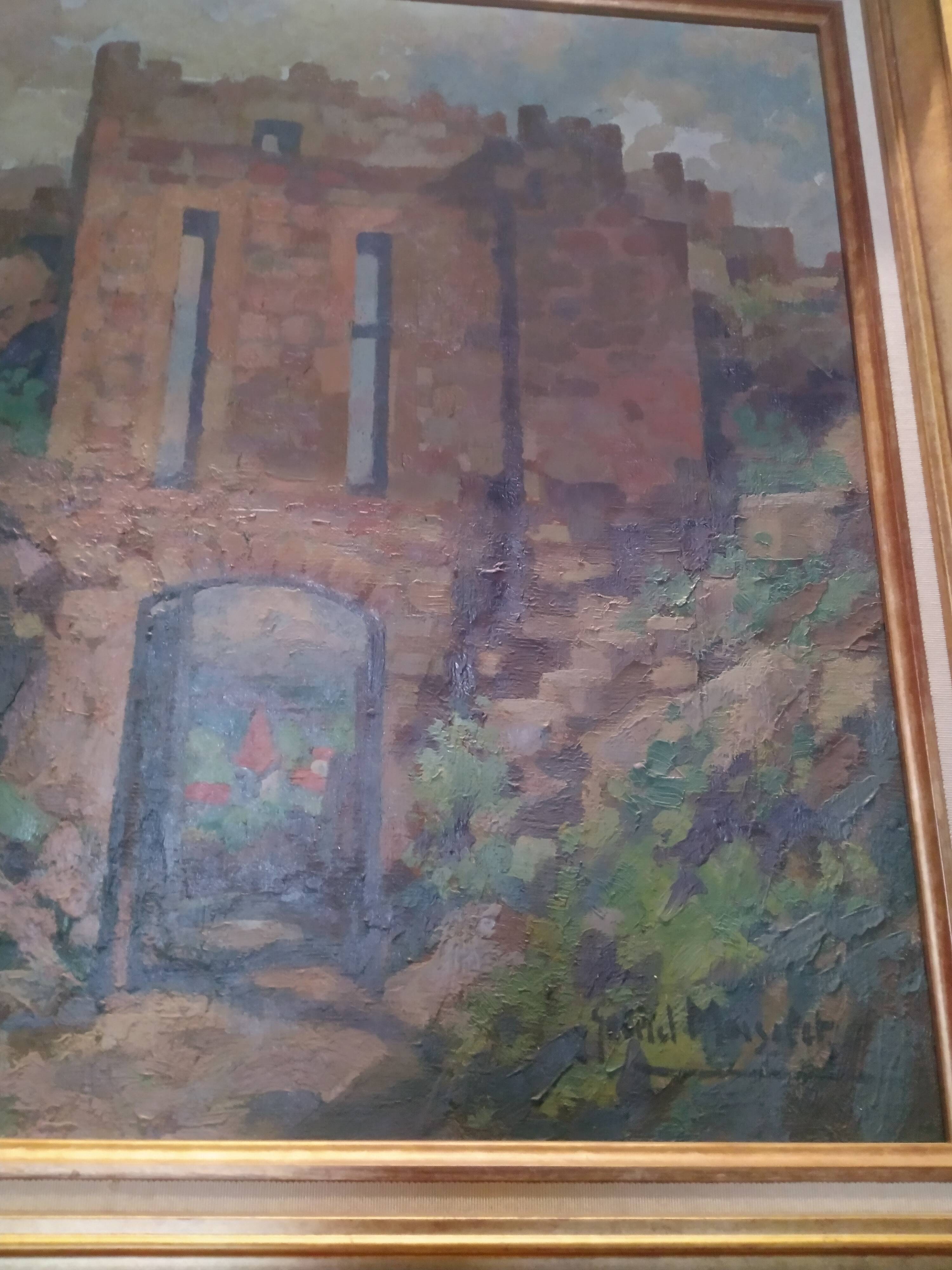 Oil on canvas signed