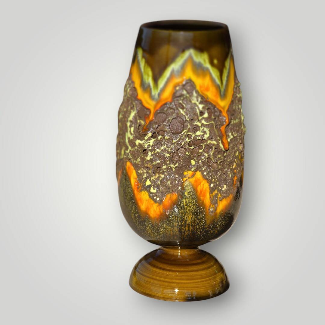 Fat Lava Vase Vallauris 1950
