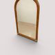 Miroir arche vintage en rotin et bambou (90x61 cm) – Style Riviera, années