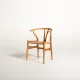 Set of four CH24 “Wishbone Chairs” by Hans J. Wegner, design 1950