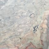 Round Italian Marble Coffee Table, 1980's