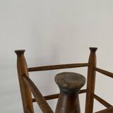 Antique solid wood stool