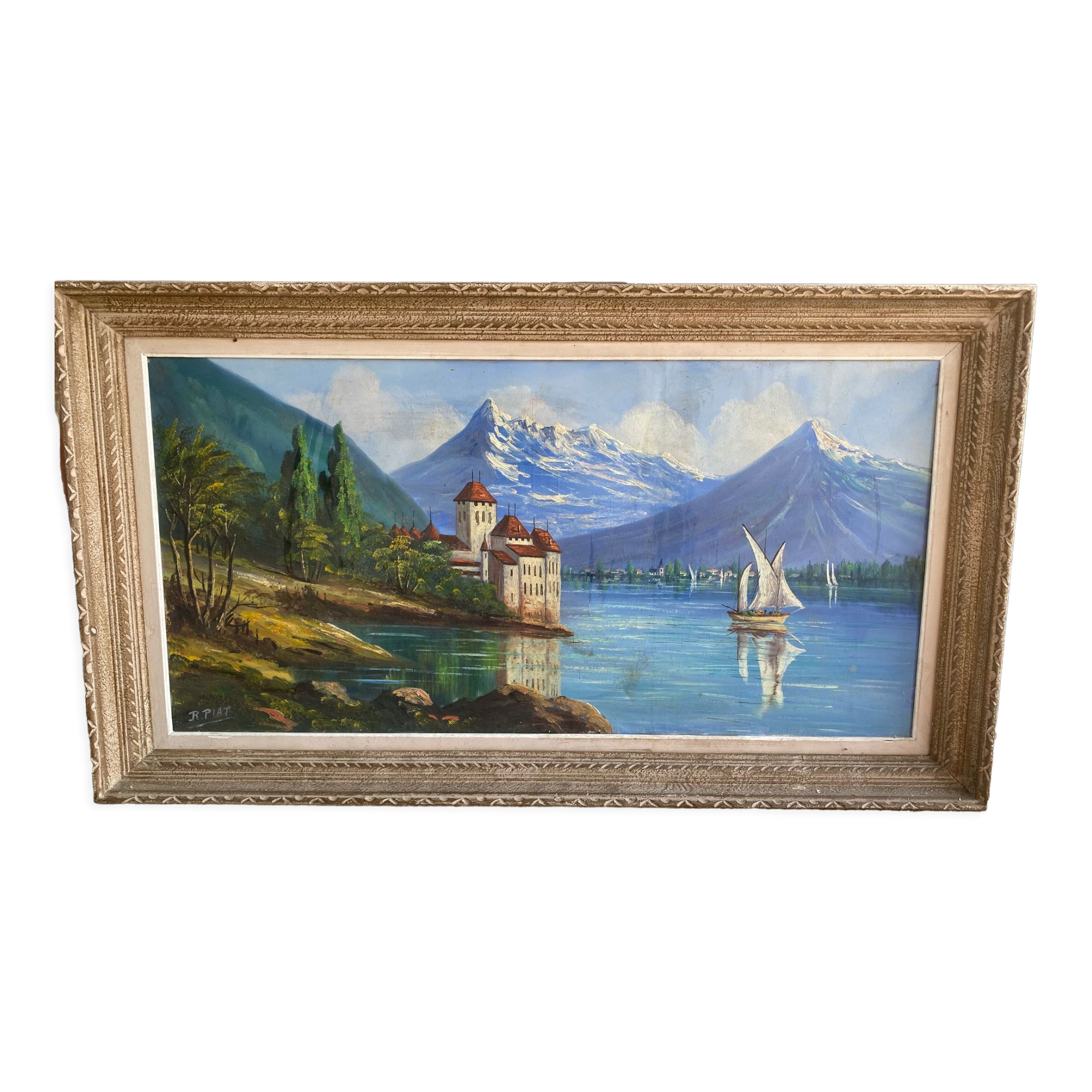 R. Piat oil on canvas