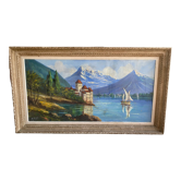 Huile sur toile R. Piat
