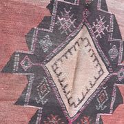 Kilim persan tribal fait main 145x384 cm
