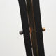 1950s floor-lamp in brass and plissé