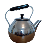 Vintage chrome copper kettle Le Trèfle