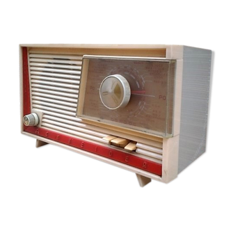 Poste radio TSF vintage à lampe Schneider 1959