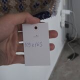 Shabby chic vintage turkish village pictorial rug 3'7'' x 5'4''