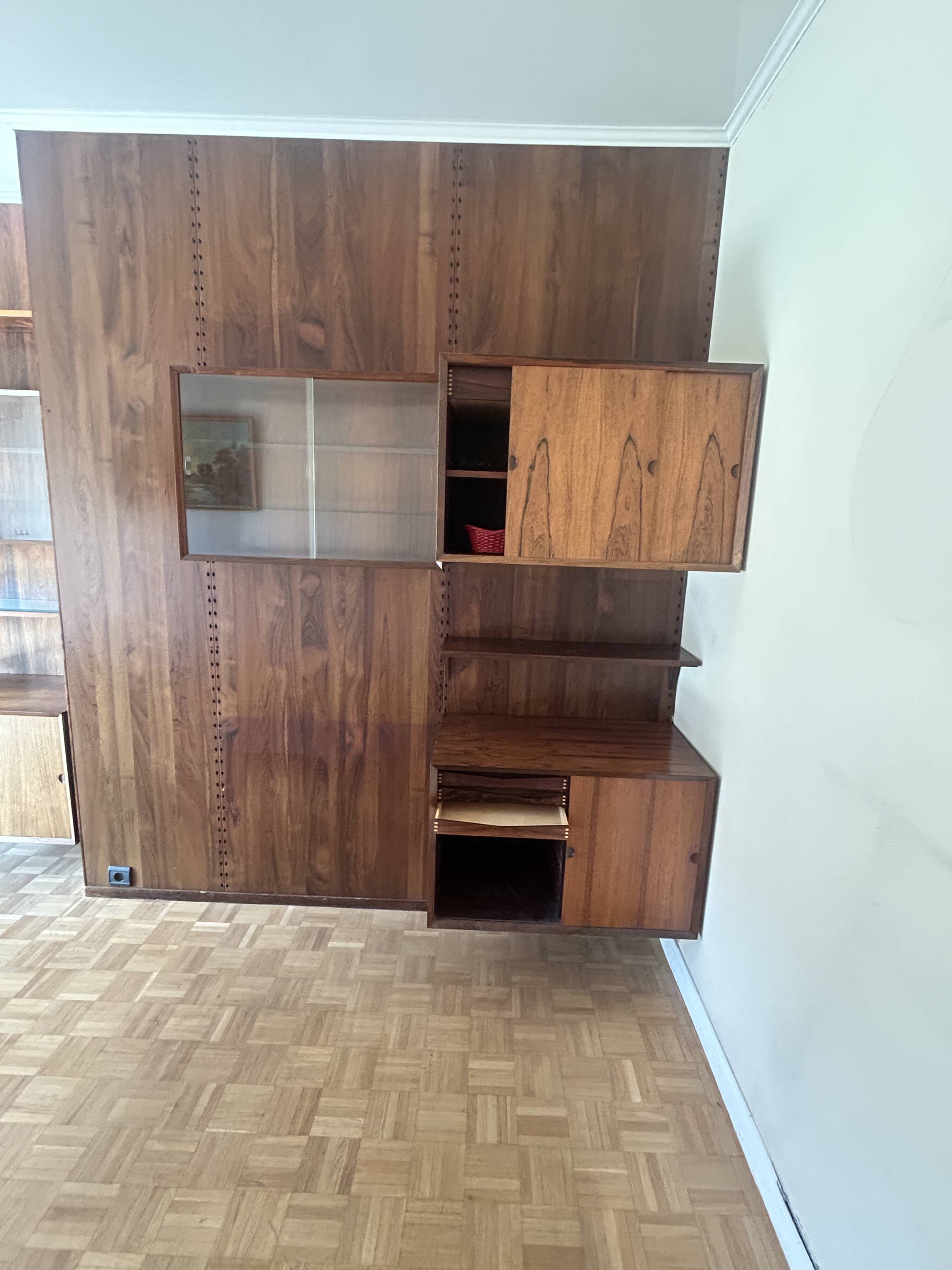 Bibliothèque palissandre début années 60 roche bobois