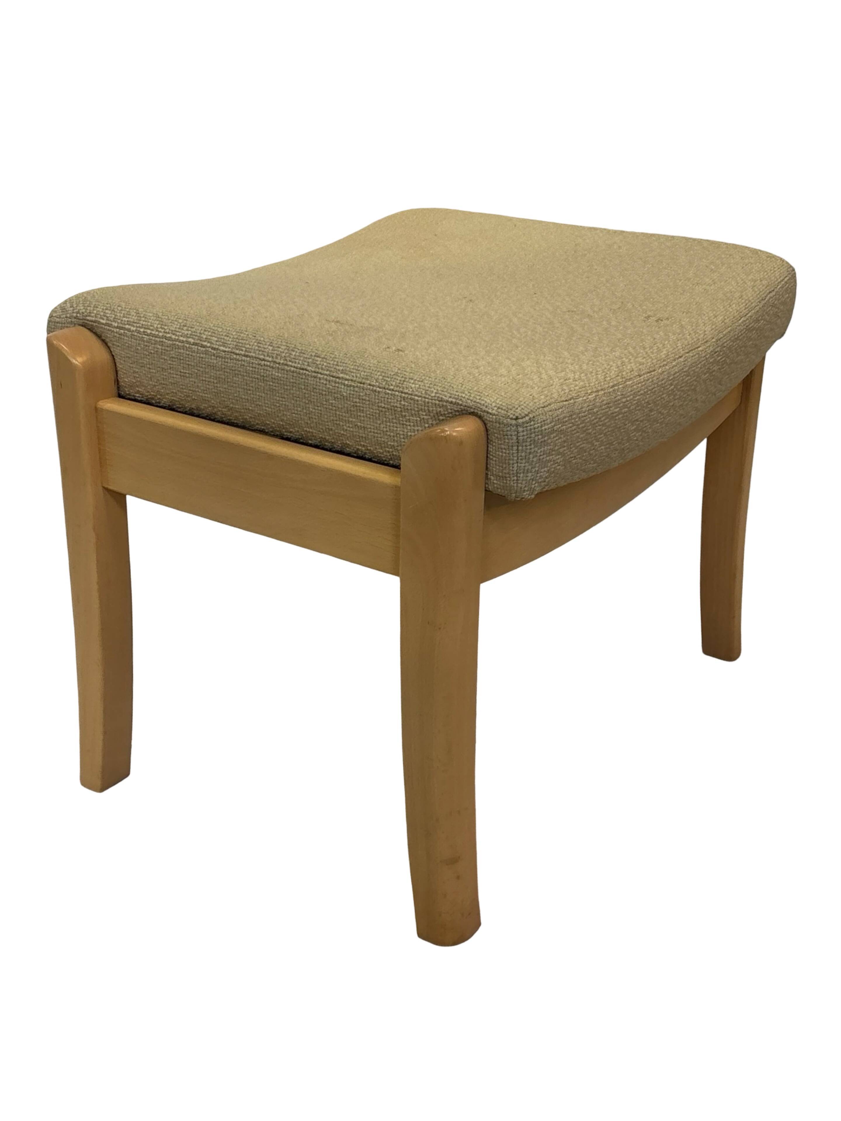 Pouf vintage Farstrup, repose-pieds, design danois