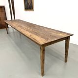 Large XXL Farm Table in Pine – Tapered Legs – L367 cm
