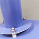 A blue minimalist hanging lamp from Lyfa Denmark 1980s.