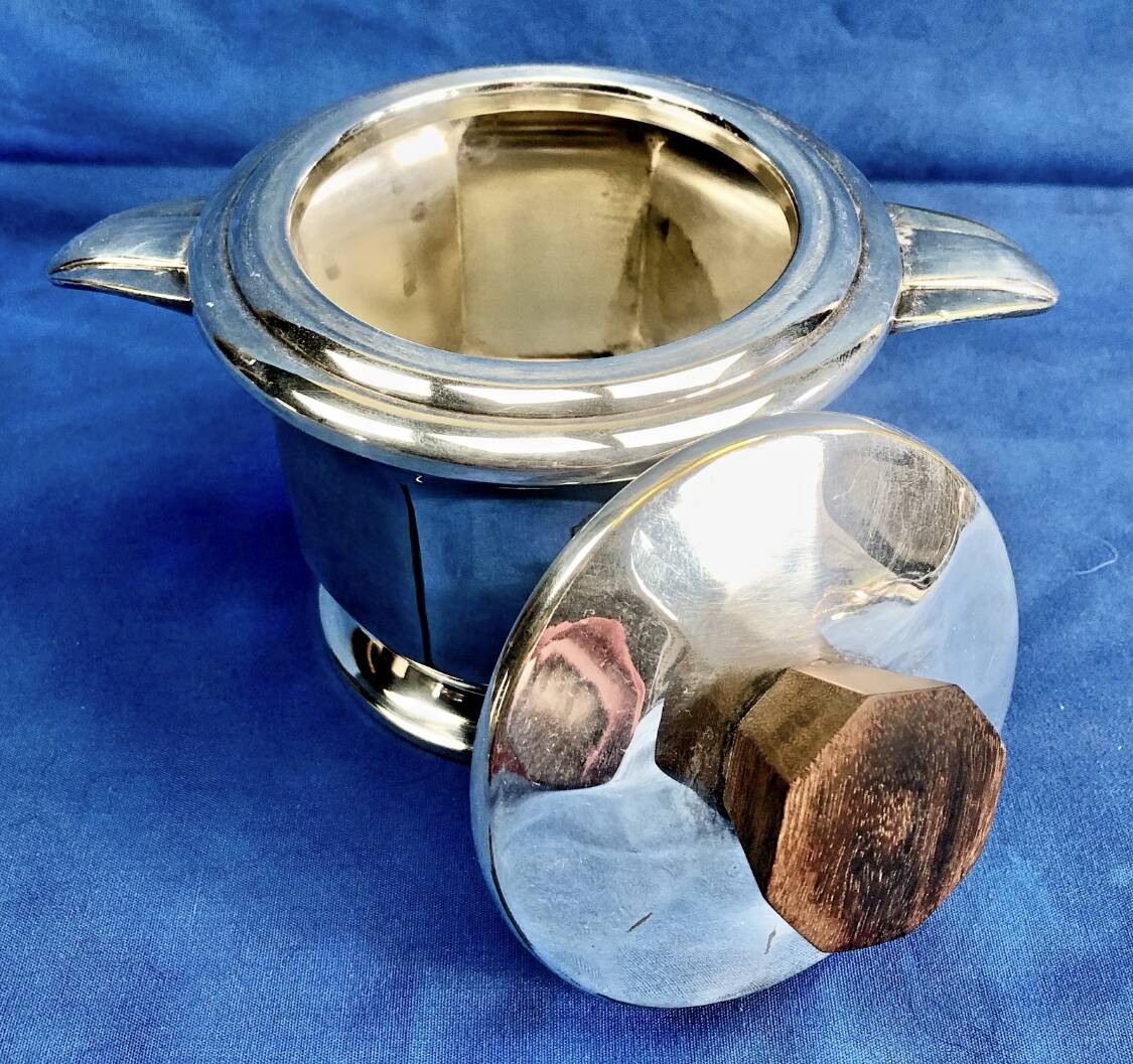 Ercuis silver-plated tea service Art Deco