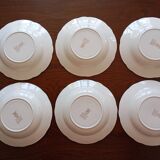 6 soup plates “Henri” Sarreguemines & Digoin