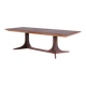 1960s wooden with copper coffee table, Denmark