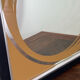 Grand miroir  Op Art, années 70,  Made in England