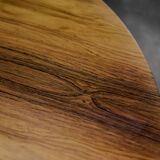 Mid-Century German Modern Round Rosewood Coffee Table from Ilse Möbel