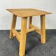 Square wooden stool