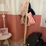 Superb handcrafted Scandinavian style coat rack in 100% natural lemon wood (2 sizes to choose from)