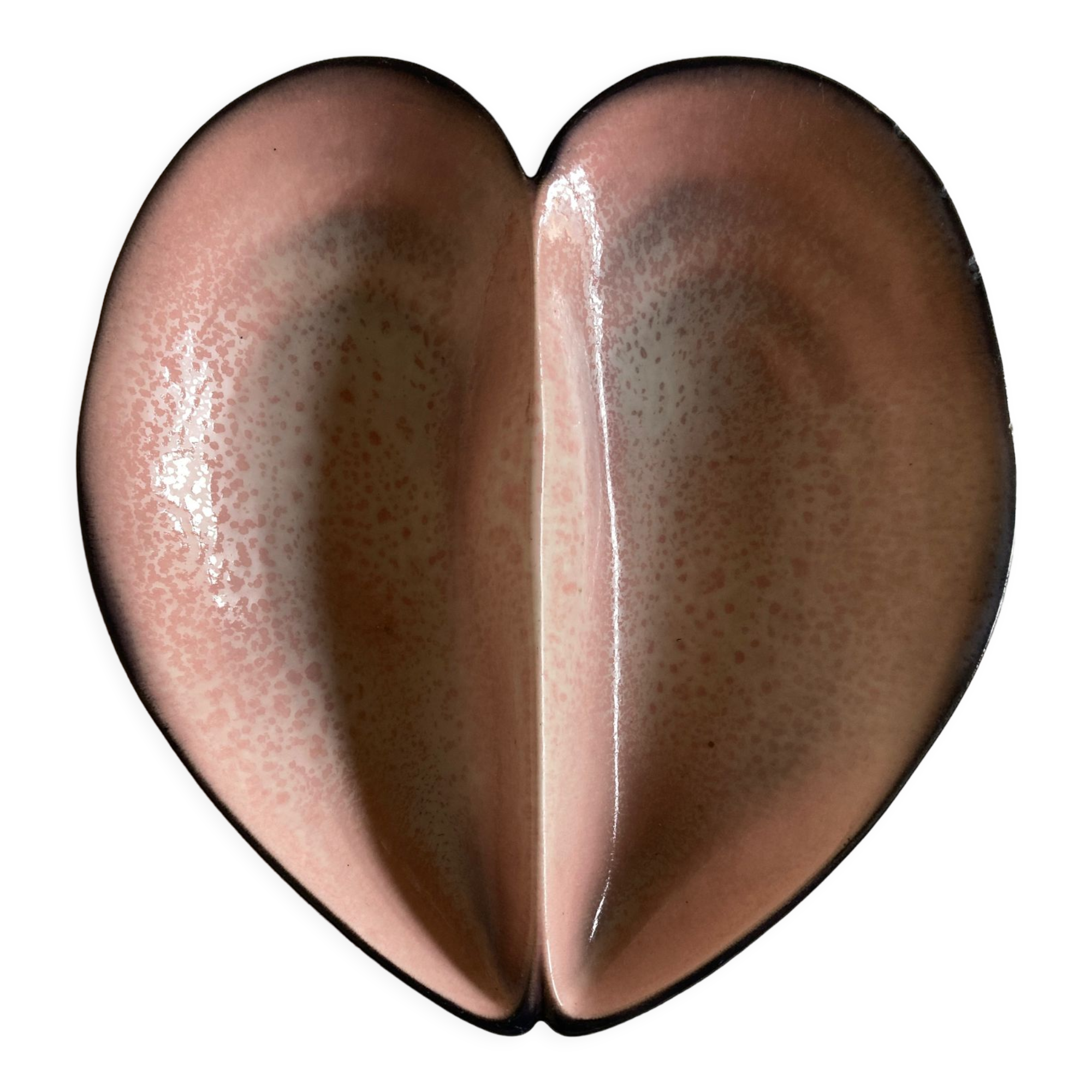 Ceramic shell cut by Pol Chambost 1960 signed