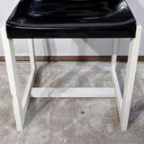Pair of Lacquered Wooden chairs, signed P.Gautier -1960
