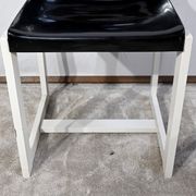 Pair of Lacquered Wooden chairs, signed P.Gautier -1960